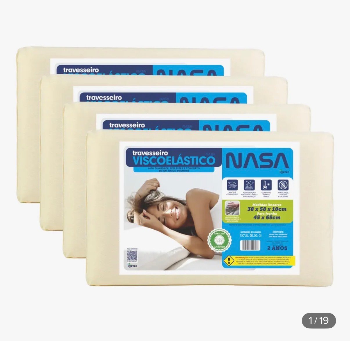 Kit 4 travesseiros